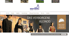 Desktop Screenshot of heimatverein-beeck.de